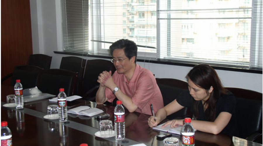 黄浦区社会建设办公室主任陈建浩来公司指导工作
